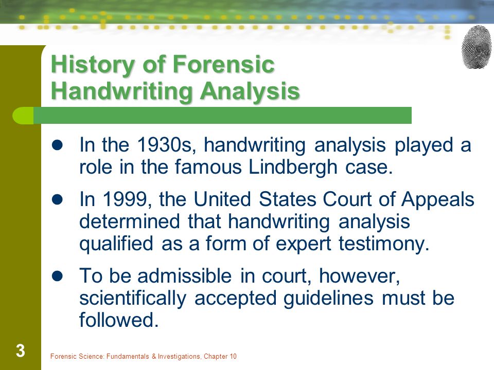 Forensic handwriting analysis software